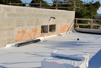 TPO flat roof membranes are tough and durable. Watertown flat roof installers