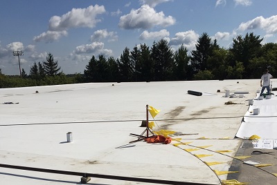 Get a free quote on repairs or replacement. Commercial flat roof repair in Rock County Wisconsin