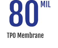 80 mil TPO Membrane