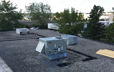 Commercial flat roof repair in Jefferson County Wisconsin