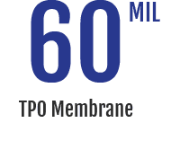 60 mil TPO Membrane